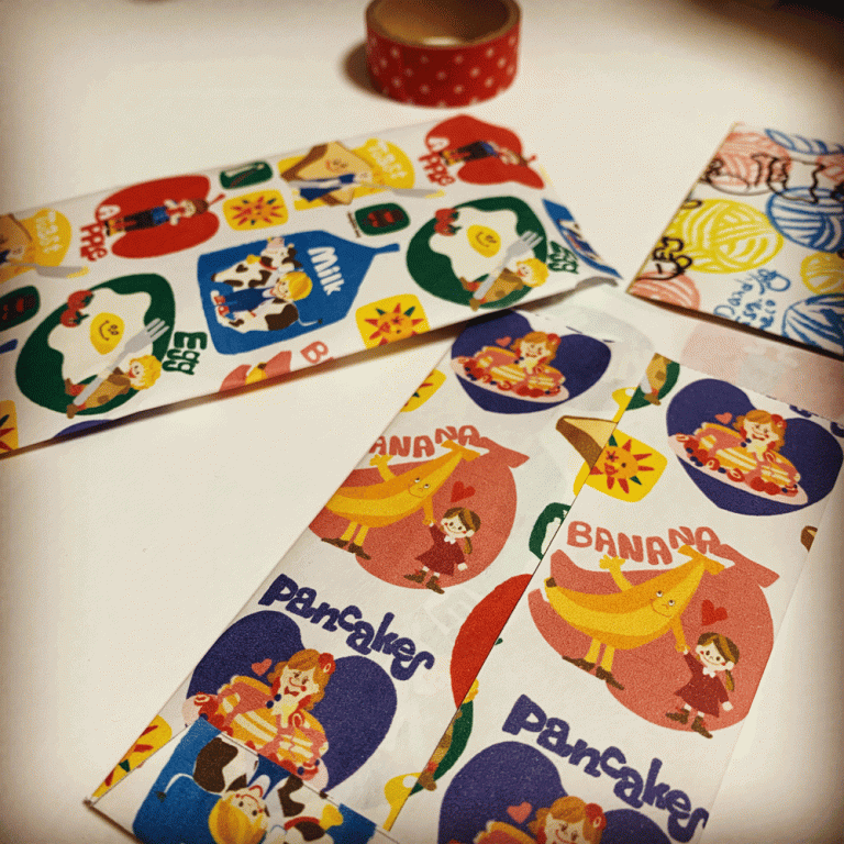 朝ごはん柄ポチ袋