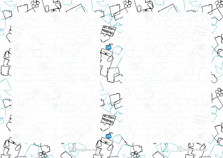 シロクマ柄便箋